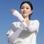 Sun-protection cooling sleeves Gradient Green IDN