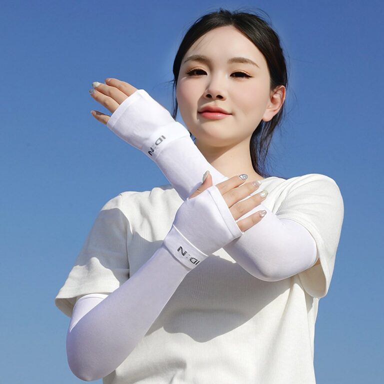 Sun-protection cooling sleeves Gradient Green IDN