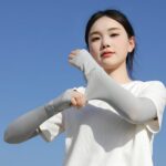 Sun-protection cooling sleeves Gradient Green IDN